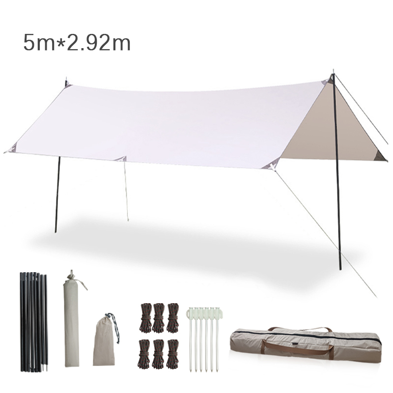 Hammock Rain Tarp - خيمة خفيفة الوزن مقاومة للماء مقاس