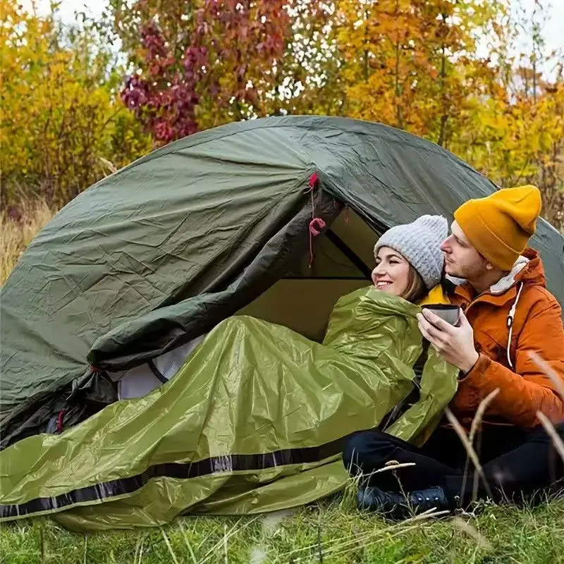 Bivy Sack Lightweight - كيس نوم محمول مقاوم للماء للطوارئ،