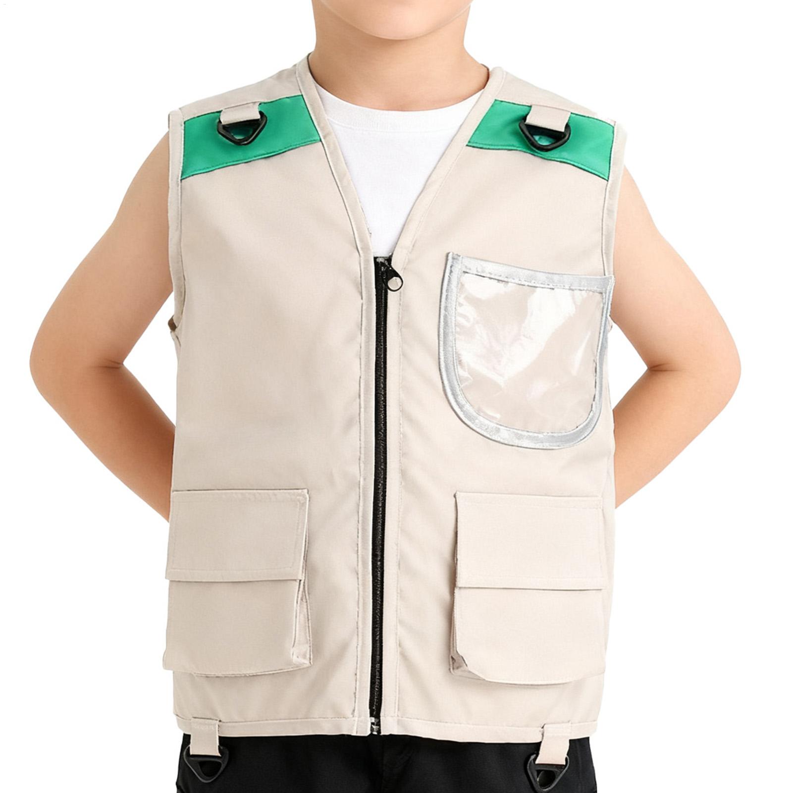 Outdoor Adventure Kids - سترة استكشافية للأطفال، زي سفاري، سترة