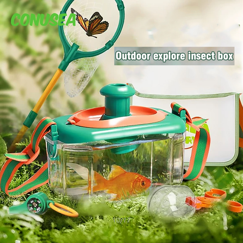 Outdoor Adventure Kit For Kids - ألعاب صيد الحشرات على شكل فراشة