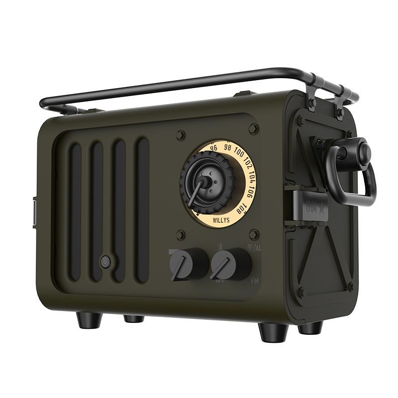 Outdoor Adventure Jeep - مكبر صوت بلوتوث خارجي مع باس
