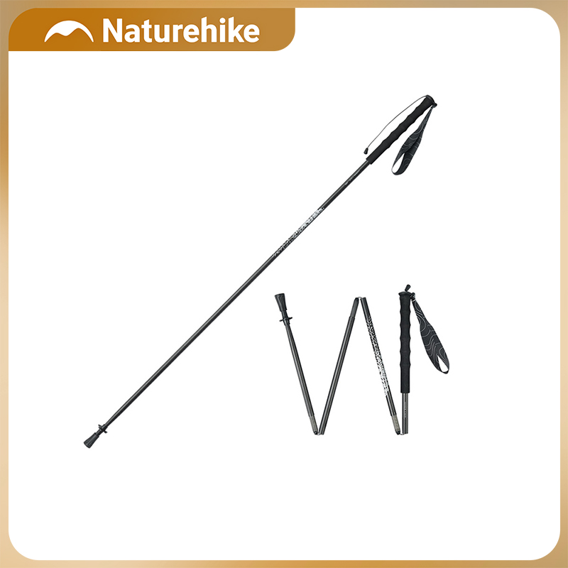 Trekking Pole Carbon - عصي المشي القابلة للطي من ألياف