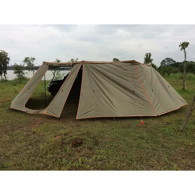 Outdoor Adventure Degree - مظلة جانبية للتخييم عالية الجودة بزاوية