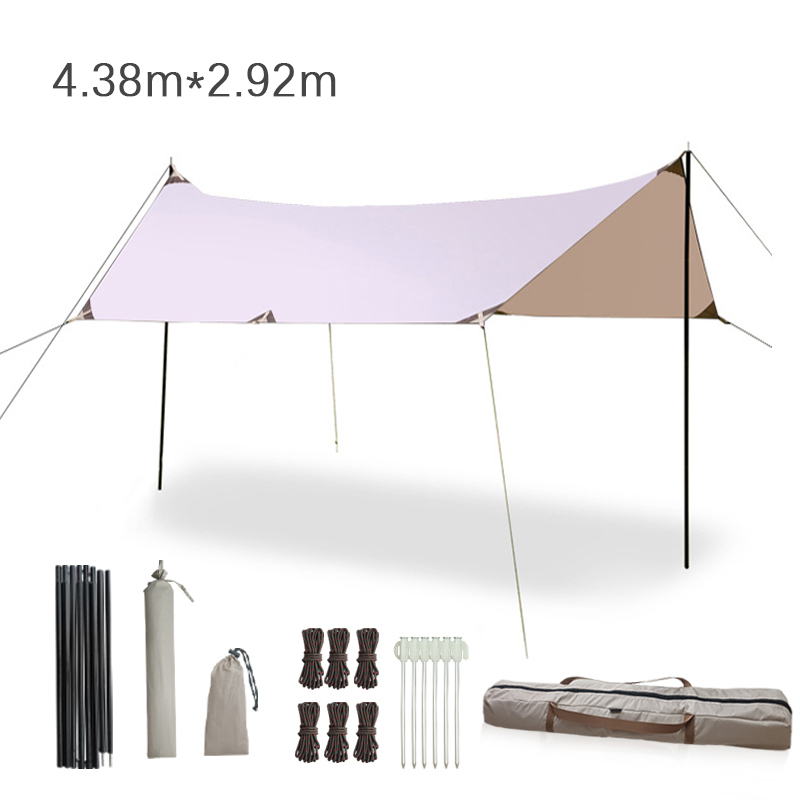 Hammock Rain Tarp - غطاء سداسي الشكل مقاوم للماء بنسبة