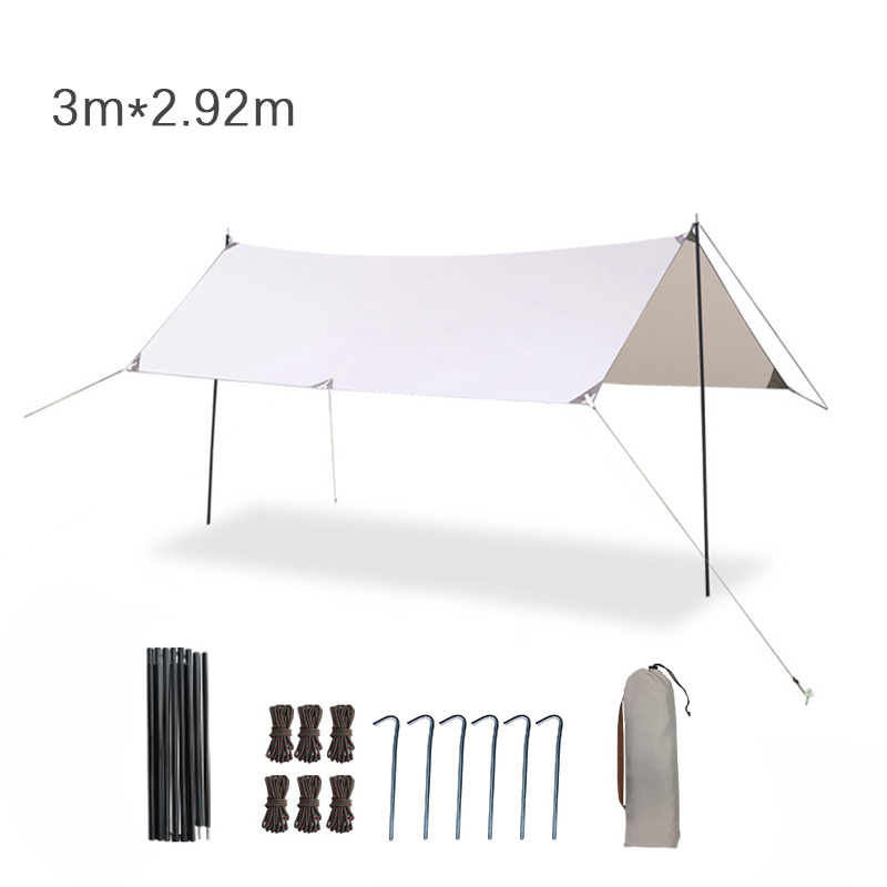 خيمة خفيفة الوزن مقاومة للماء  - مراجعة Hammock Rain Tarp وسعره
