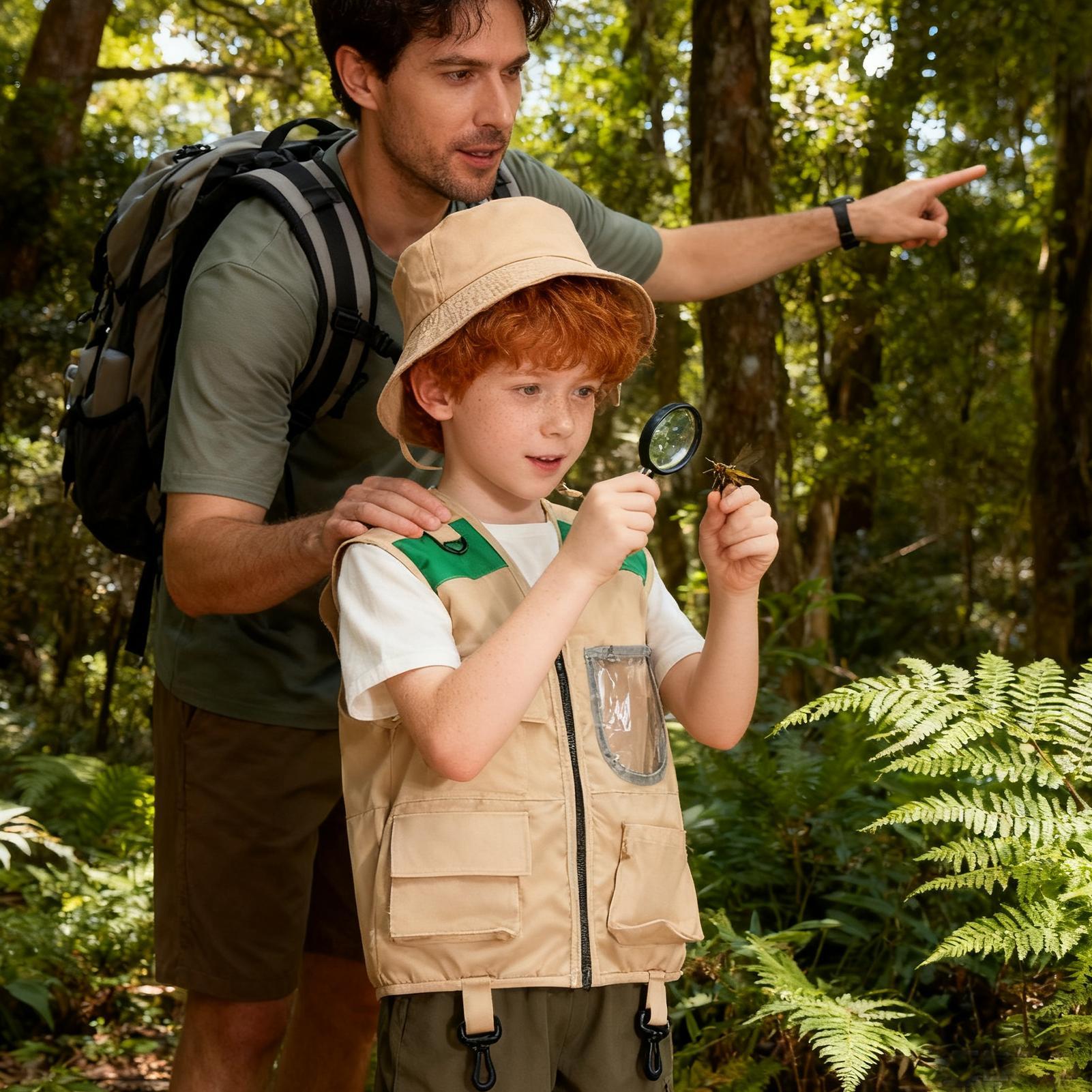 طقم سترة وقبعة استكشافية للأطف - مراجعة Outdoor Adventure Kit For Kids وسعره
