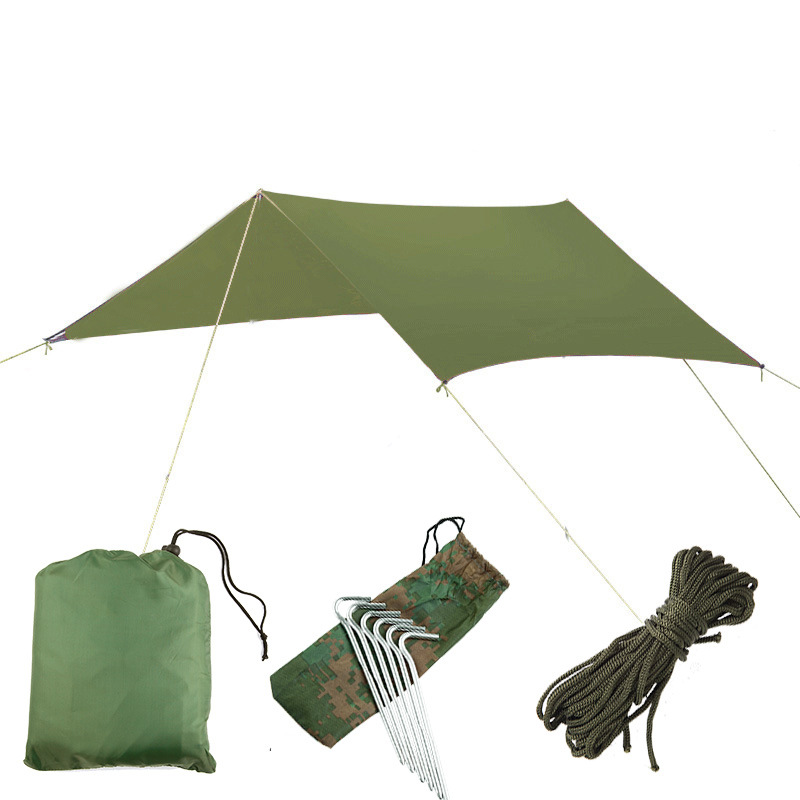 مظلة حديقة مقاومة للماء خفيفة  - مراجعة Hammock Rain Tarp وسعره