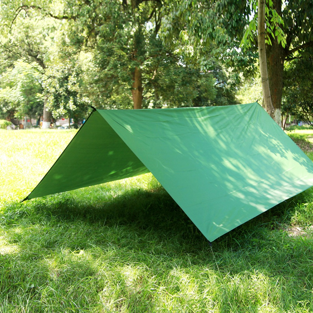مظلة حديقة مقاومة للماء خفيفة  - مراجعة Hammock Rain Tarp وسعره