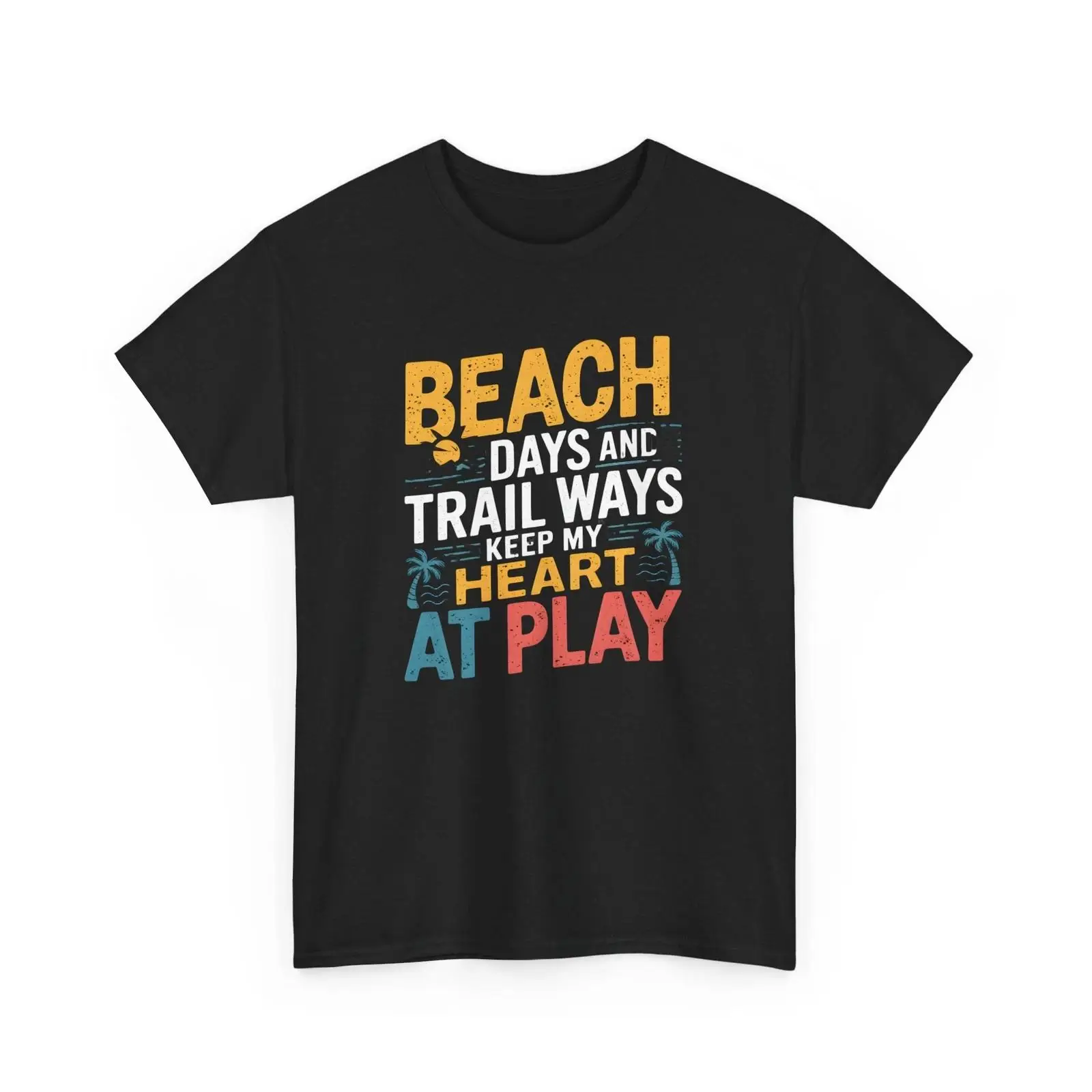 تي شيرت Beach Days Trail Ways  - مراجعة Outdoor Adventure Quotes Short وسعره