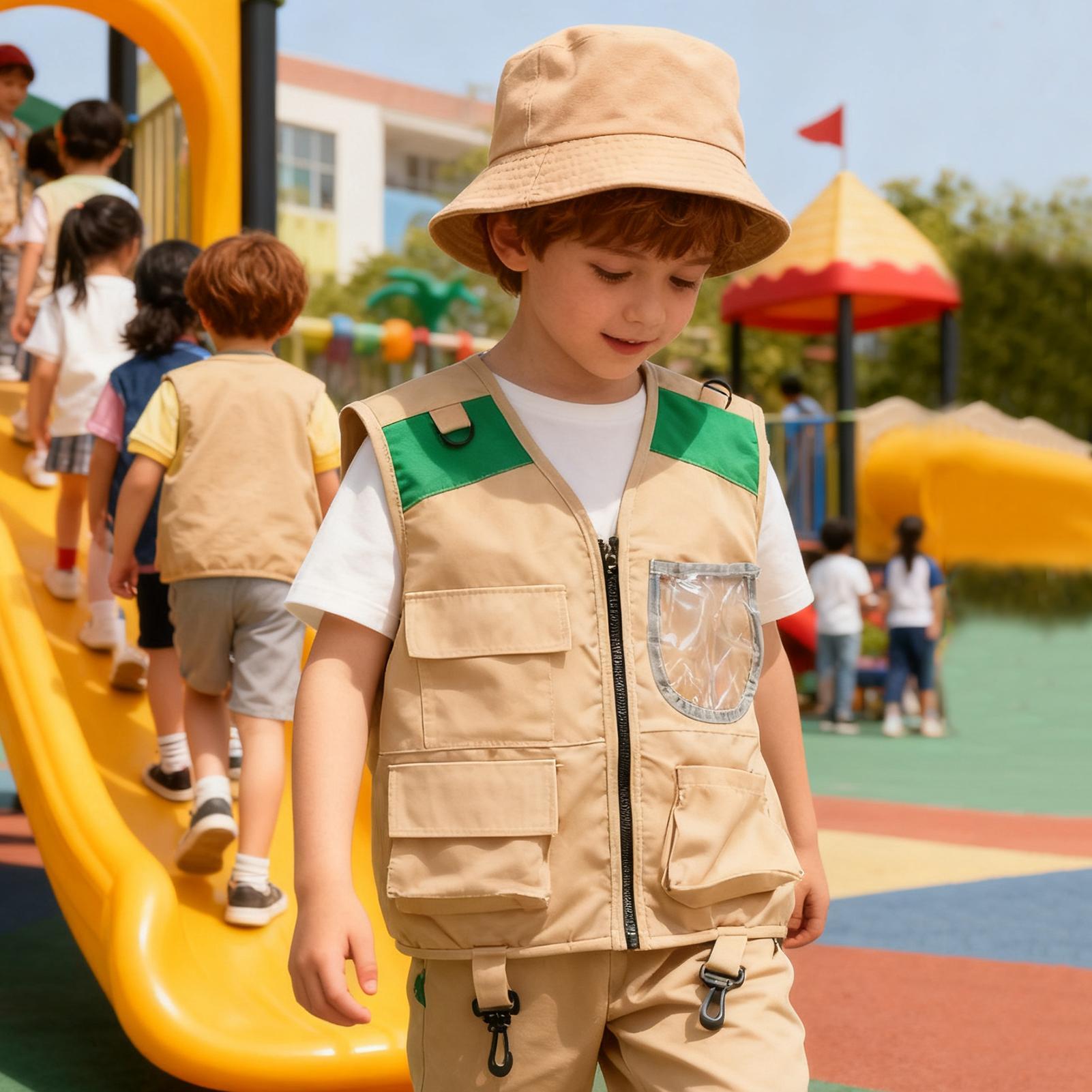 طقم قبعة وسترة استكشافية للأطف - مراجعة Outdoor Adventure Kit For Kids وسعره