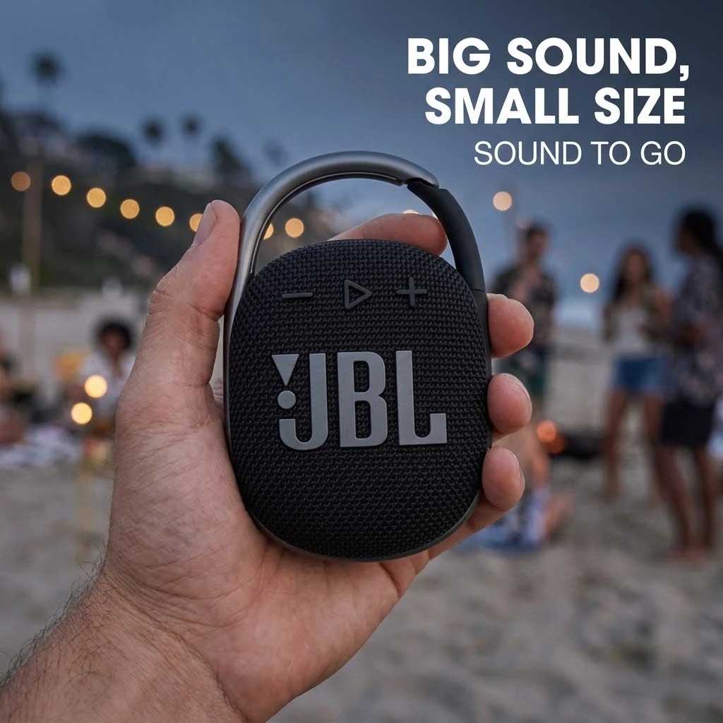 مكبر صوت JBL CLIP4 محمول ومتين - مراجعة Outdoor Adventure Hours وسعره
