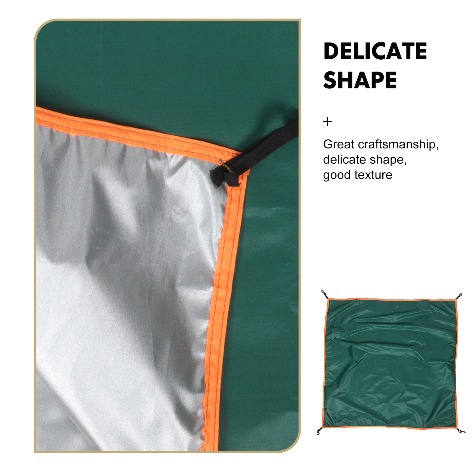 غطاء خيمة مقاوم للماء 110×110  - مراجعة Hammock Rain Tarp وسعره