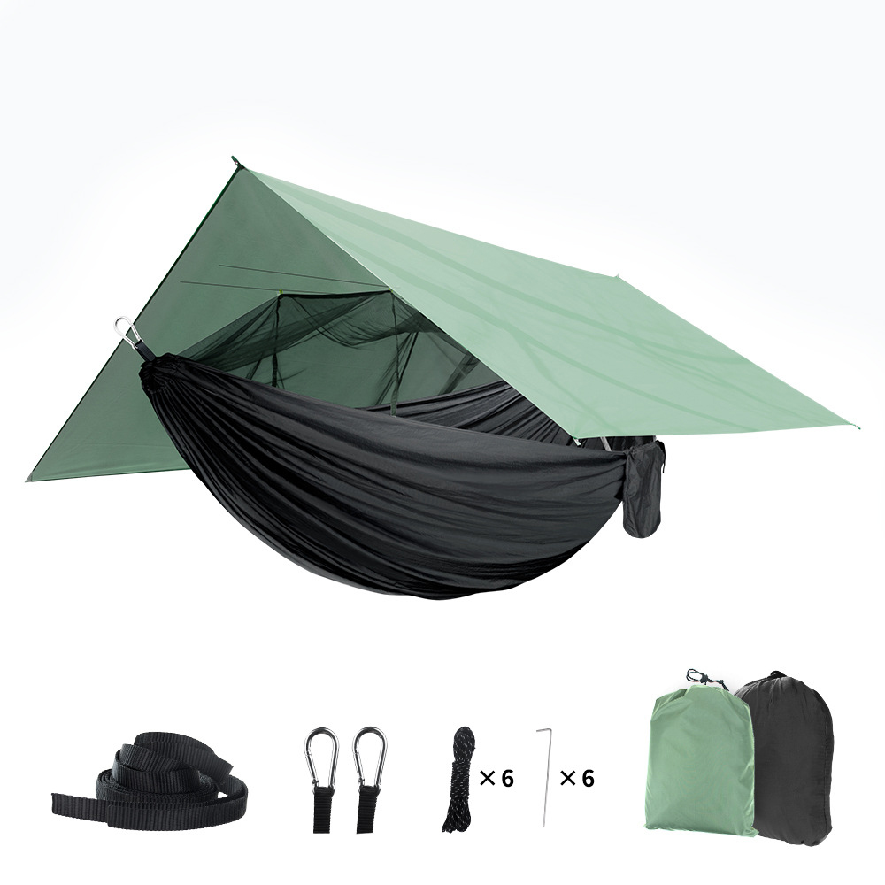 أرجوحة معلقة للتخييم في الهواء - مراجعة Hammock Rain Tarp وسعره