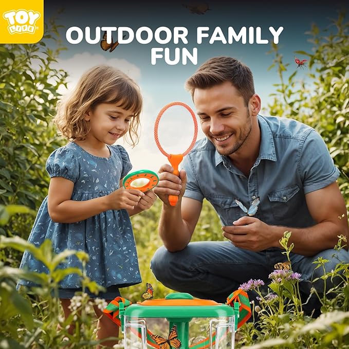 ألعاب صيد الحشرات على شكل فراش - مراجعة Outdoor Adventure Kit For Kids وسعره