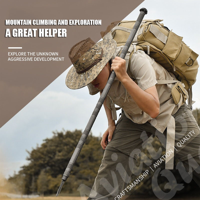 عصي المشي الخفيفة القابلة للطي - مراجعة Trekking Pole Carbon وسعره