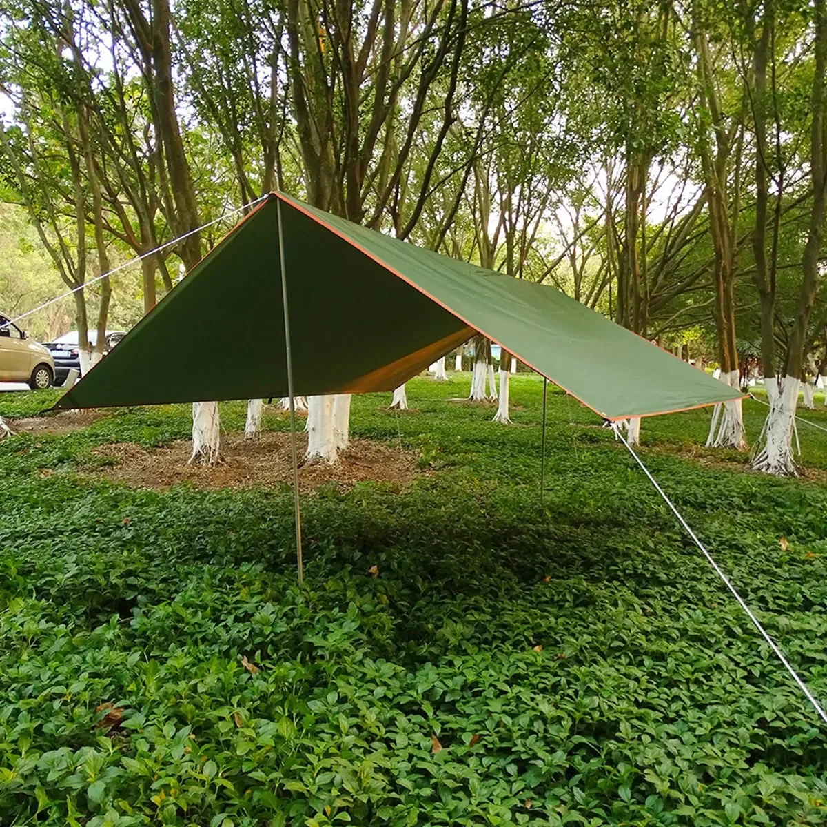 غطاء تخييم مقاوم للماء، خيمة،  - مراجعة Hammock Rain Tarp وسعره