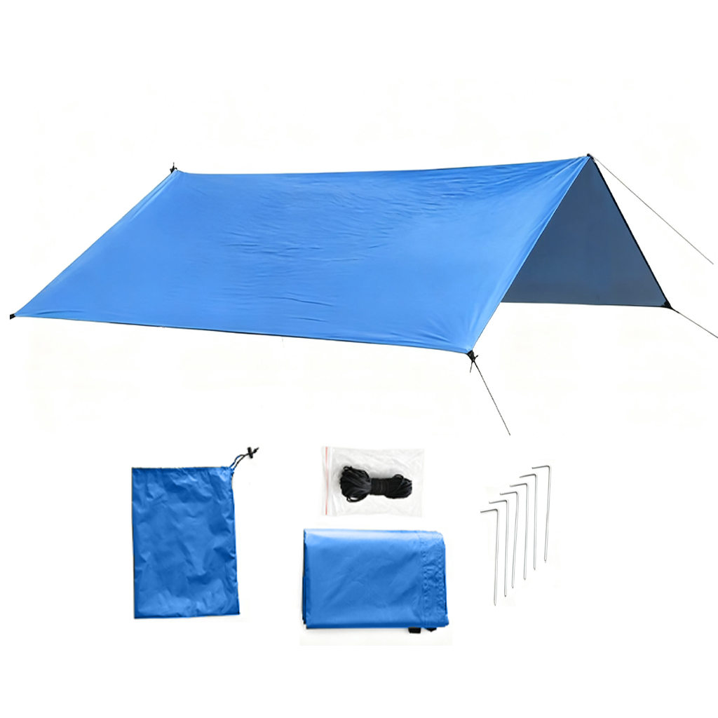 خيمة تخييم دانشيل 3×3 متر مقاو - مراجعة Hammock Rain Tarp وسعره