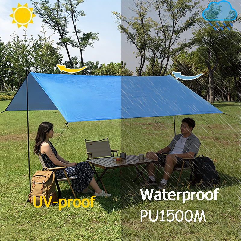 خيمة تخييم دانشيل 3×3 متر مقاو - مراجعة Hammock Rain Tarp وسعره