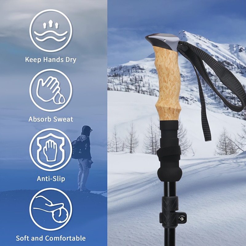 أقطاب المشي لمسافات طويلة القو - مراجعة Trekking Pole Carbon وسعره