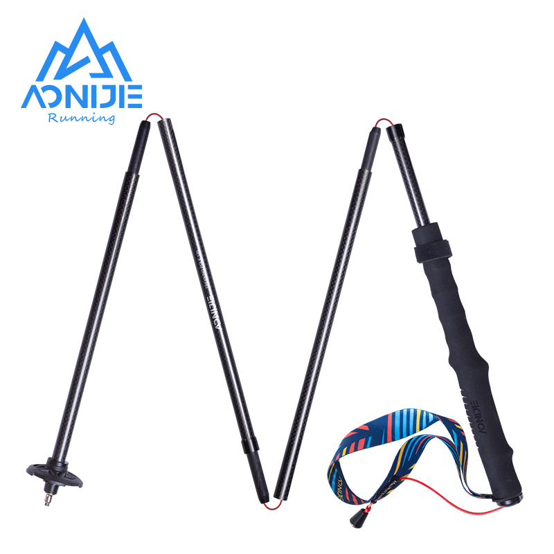 AONIJIE-أعمدة رحلات خفيفة الوز - مراجعة Trekking Pole Carbon وسعره