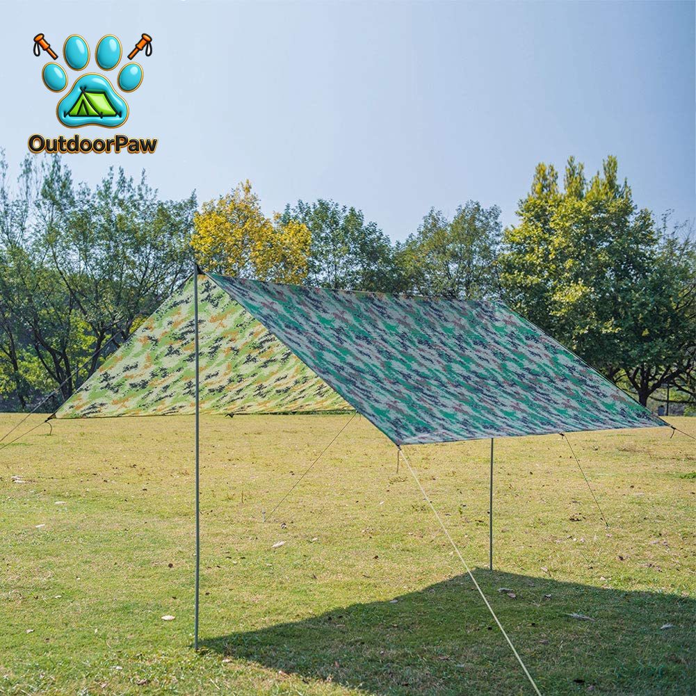 خيمة مظلة للتخييم مقاومة للماء - مراجعة Hammock Rain Tarp وسعره