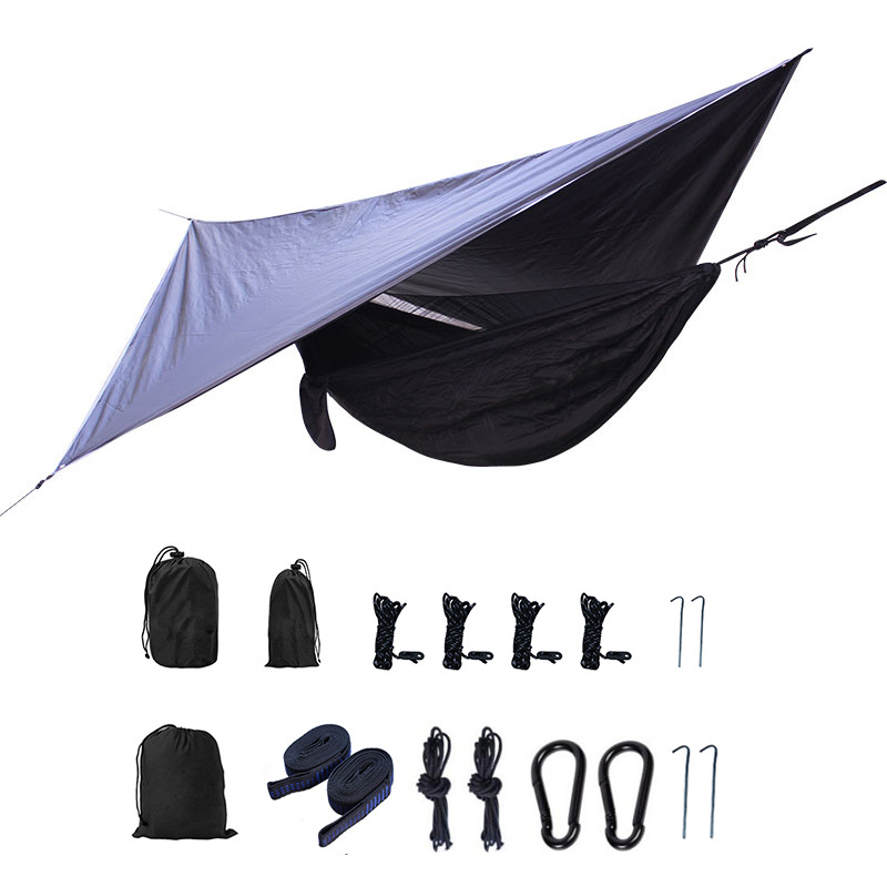 مجموعة مظلة تخييم مقاومة للماء - مراجعة Hammock Rain Tarp وسعره