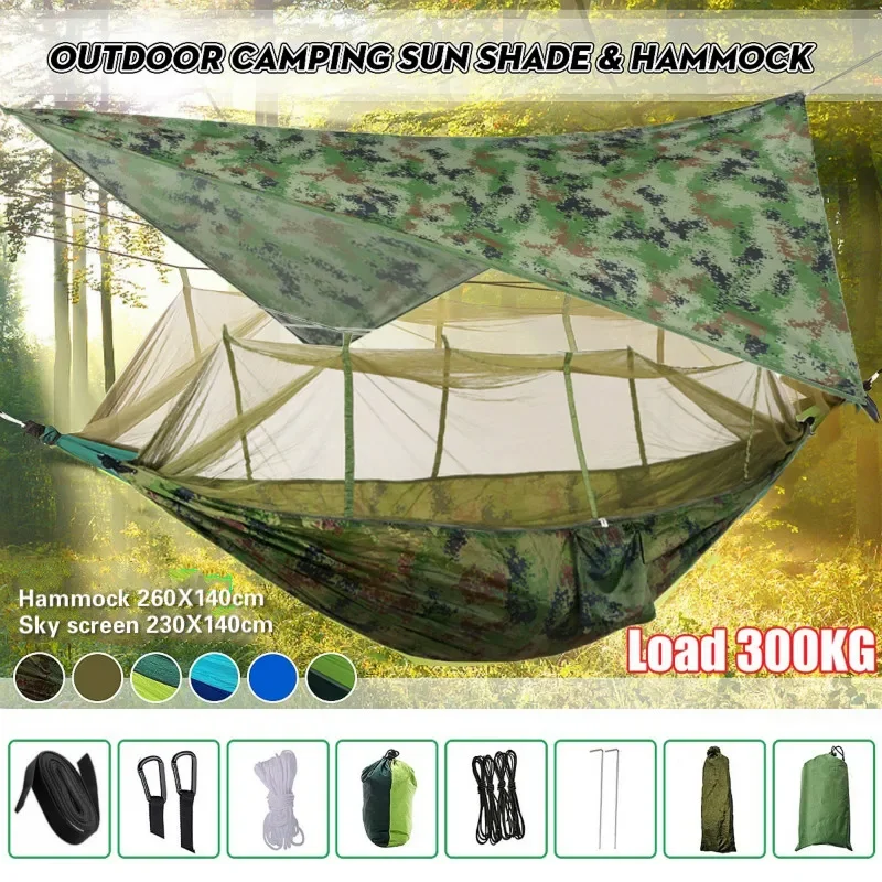 خفيفة الوزن المحمولة التخييم أ - مراجعة Hammock Rain Tarp وسعره