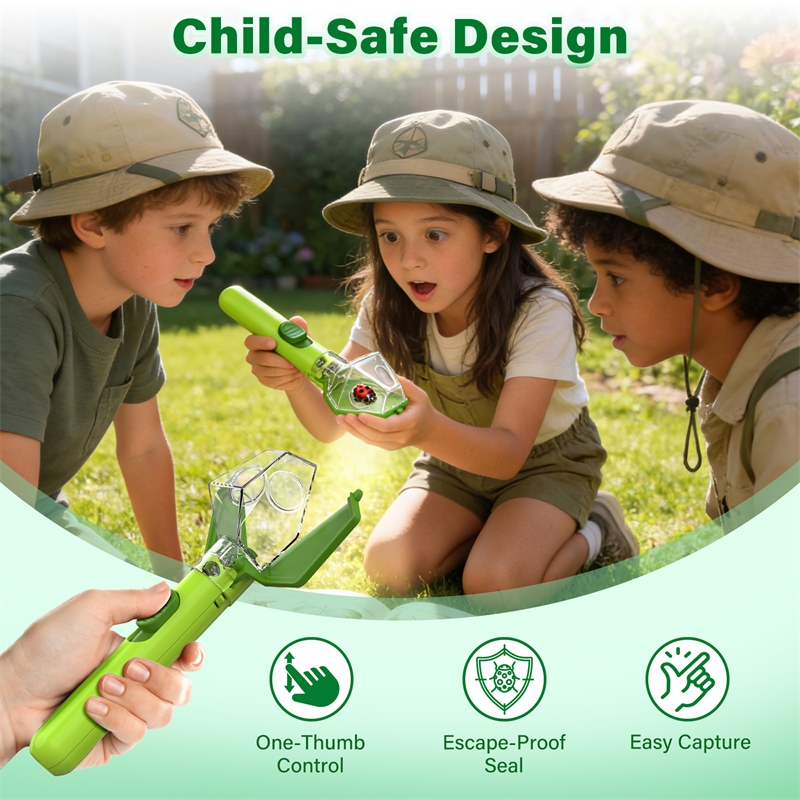 أداة التقاط الحشرات للأطفال مع - مراجعة Outdoor Adventure Kit For Kids وسعره